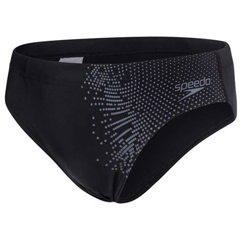 Speedo Gala Logo 7cm Swimming Brief Black Swiminn