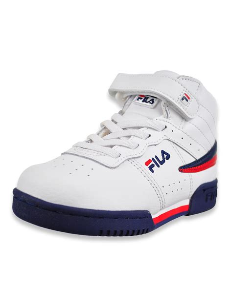 Fila Boys F 13 Hi Top Sneakers Sizes 6 10
