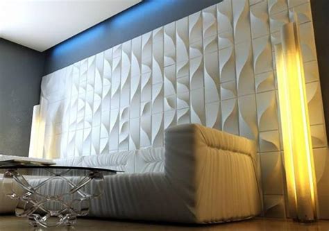 Decorative Wall Panels Adding Chic Carved Wood Patterns To Modern Wall