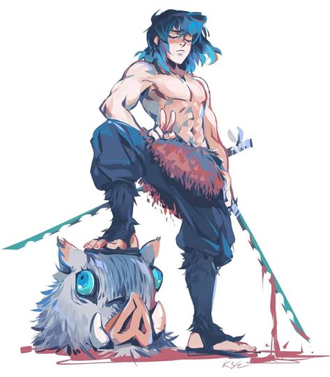 He comes with a standard expression face part, and unmasked face plate and an eating expression face plate. Characters Inosuke Characters Demon Slayer Aesthetic - Manga