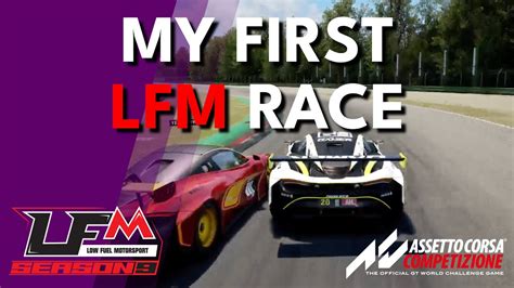 My First LFM Race YouTube