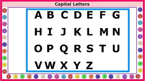 Abcd Capital Letters Alphabet English Alphabet For Kids Video