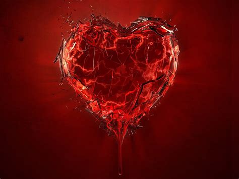 Bloody Heart Wallpaper