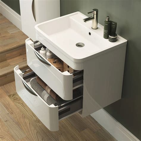 Bathroom Basin And Vanity Unit Designer Rh White Combi Bathroom Vanity Unit With Basin