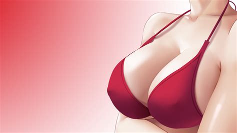 Bikini Breast Hold Breasts Cleavage Close Erect Nipples
