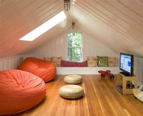 Tape out your own pattern, paint the gaps and then do the big reveal!this timelaspe v. triangle attic - Google Search in 2020 | Attic bedroom ...