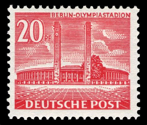 Briefmarken können sie auch selbst gestalten. DBPB 1953 Berliner Bauten - Briefmarken-Jahrgang 1953 der ...