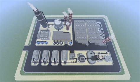 Industrial Area Factory Minecraft Map