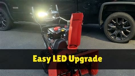 Easy Led Upgrade For Your Ariens Deluxe 28 Snowblower Youtube