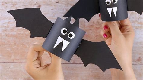Paper Crafts For Kids Easy Bat Halloween Craft For Kids Youtube