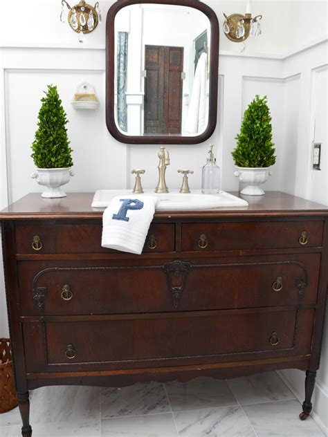 Vanities for small bathrooms are beneficial for a number of reasons. Small Bathroom Vanities | HGTV