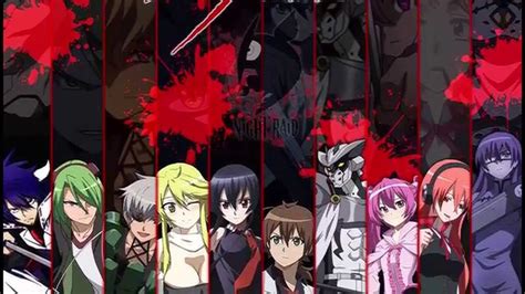 Akame Ga Kill Night Raid Amv Ready Or Not Youtube