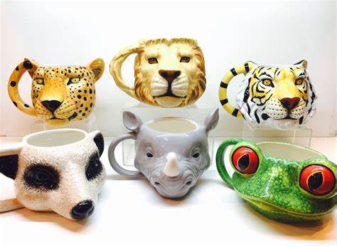 Kaffeetassen And Becher Rhino 3d Style Novelty Safari Animals Coffee Mug