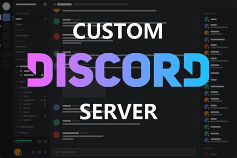 Create You A Custom Discord Server With Emojis And A Logo By