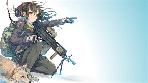 Anime Gril With Gun Wallpaper Anime Girls With Guns 1920x1080