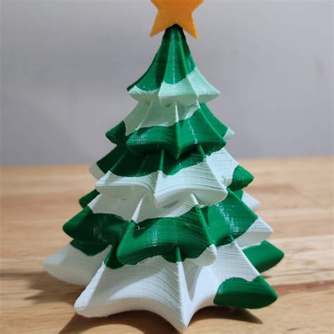 3d Printable Spiral Christmas Tree For Dual Extruder Printers By Phil Nolan