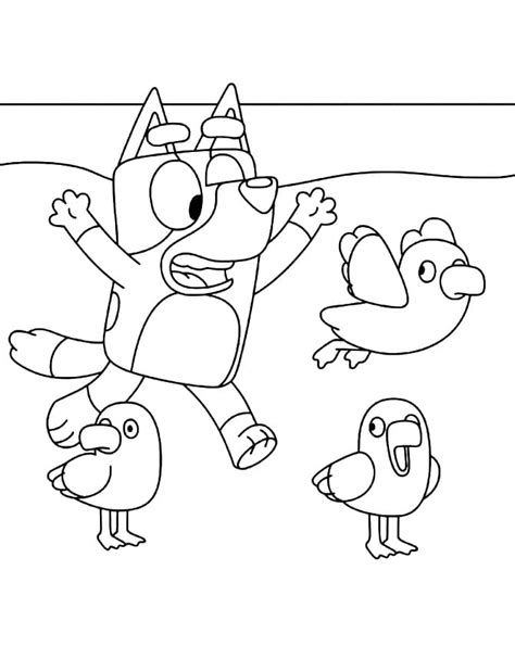 Bluey Mum Coloring Pages Updated 2023