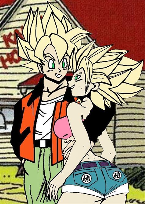 Goku And Caulifla In Cell Games Arc By Turles17 On Deviantart Anime Dragon Ball Super Dragon