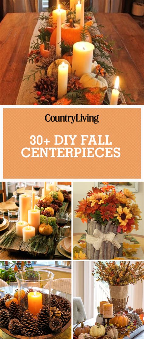 Save These Diy Fall Centerpiece Ideas For Later By Pinning This Image And Follow Country Living