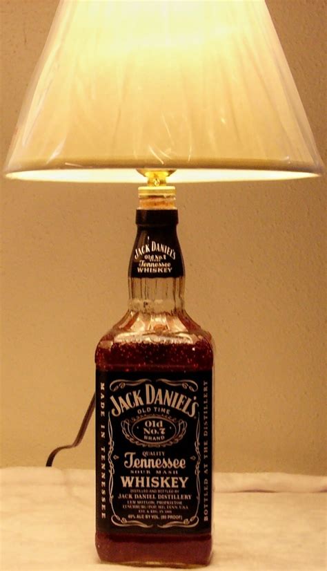 I Used A Jack Daniels Bottle And Made A Lamp Best Part Is