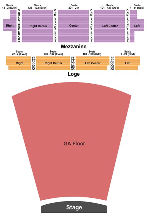 The Wiltern Seating Chart And Maps Los Angeles