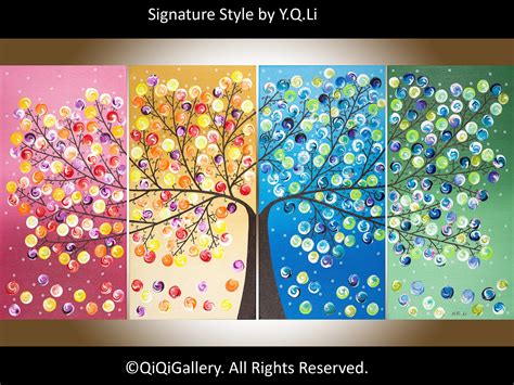 Four Seasons Tree Painting