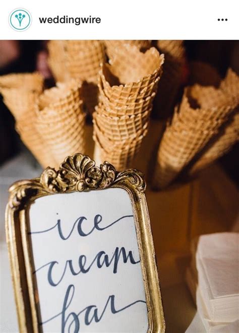 Pin By Amanda J On I Said Yes Ice Cream Bar Wedding Reception