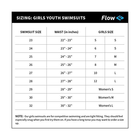 Flow Ignite Swimsuit For Girls Size 23 To 30 One Piece Competition