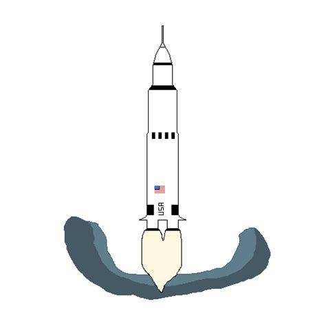 Pixilart Saturn V By Evanpixel