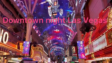 Las Vegas Strip At Night Downtown Nevada City Usa 2023 Youtube