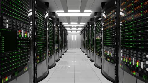 Blackout In Server Room Stock Footage Video 5368298
