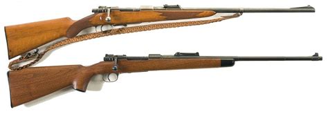 Two Sporterized Model 98 Bolt Action Rifles A Mauser Model 98 Bolt