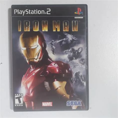 Iron Man Sony Playstation 2 Ps2 2008 Complete With Manual Cib 1023