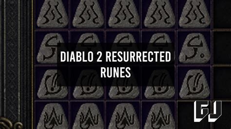 All Diablo 2 Resurrected Runes And Effects Gamer Journalist