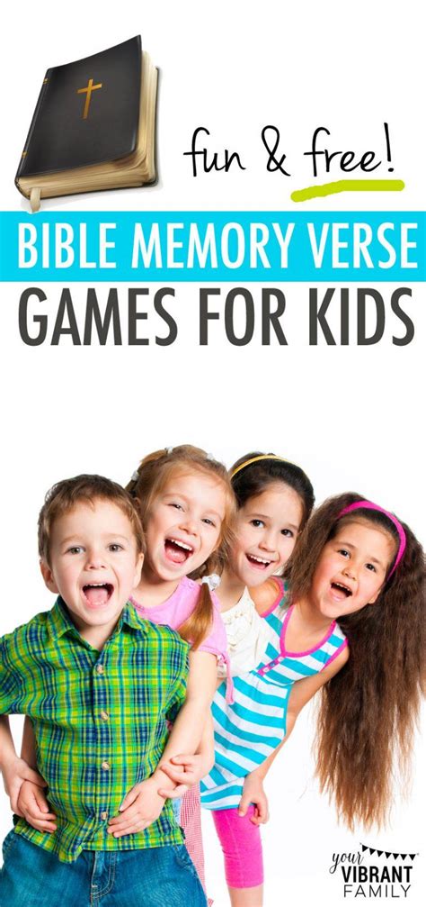 21 Fun Bible Memory Verse Games Vibrant Christian Living