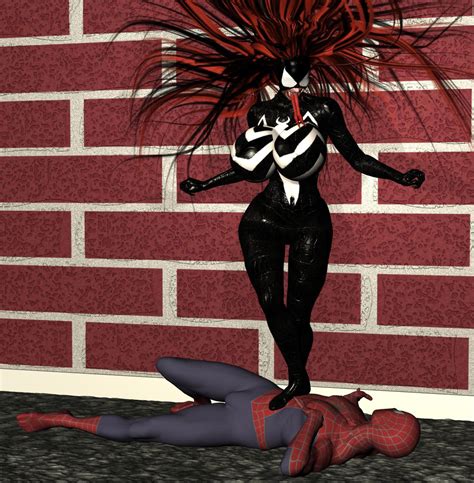 Mary Jane Venom Vs Spider Man By Chup At Cabra On Deviantart