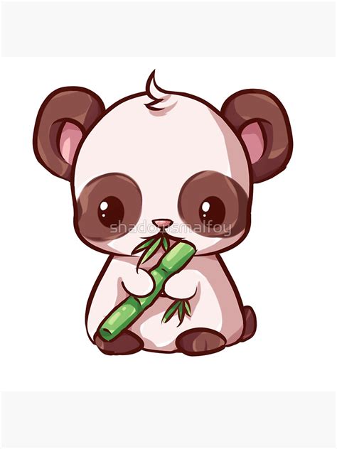 Panda Bear Cute Sweet Kawaii Animal Sticker By Shadowsmalfoy Redbubble