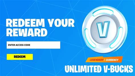 REDEEM CODES FOR UNLIMITED V BUCKS IN FORTNITE SEASON YouTube