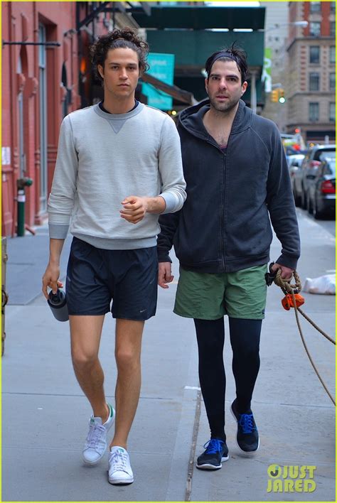 Zachary Quinto Miles Mcmillan Take An Easter Sunday Stroll Photo