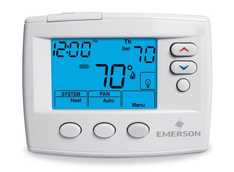 Emerson 1f80 0471 Single Stage Programmable Thermostat With 4 Inch