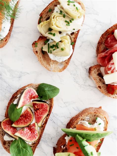 Des idées de tartines salées faciles à faire