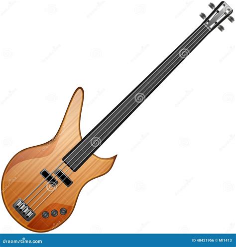 Bass Guitar Stock Vector Illustration Of Music Abstract 40421956