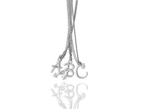 Karen Walker Stg Love Letters Initial Necklace Westende Jewellers