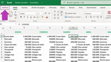 Excel Cómo guardar un archivo en Excel