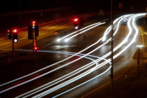 Fotos Gratis Ligero La Carretera Tráfico Noche Luz De Sol