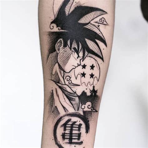 Dragon ball is one of the oldest animated series, that took many children and adults alike to the world of anime, martial arts, fight, friendship, and even space. Tattoo uploaded by Tattoodo | Tattoo by Guilherme Ferreira ...