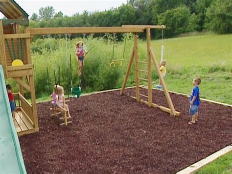 Check spelling or type a new query. How to Build a Swing Frame and Tower for a Playground : How-To : DIY Network | Large projects ...