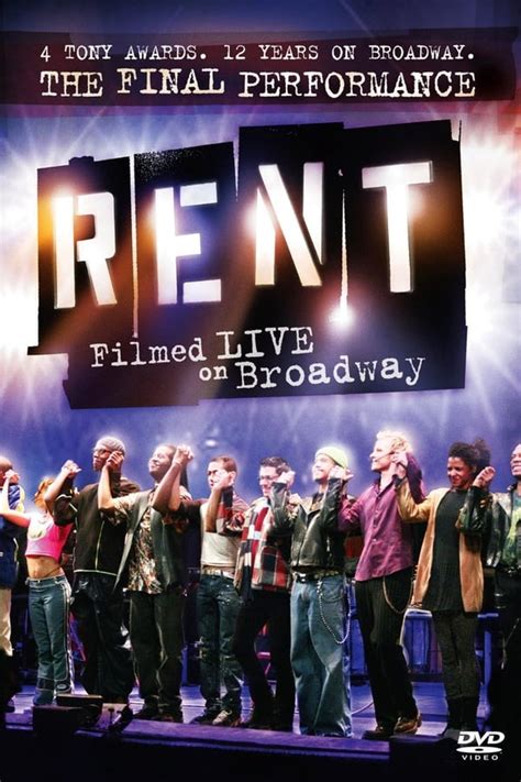 Rent Filmed Live On Broadway 2008 — The Movie Database Tmdb