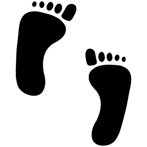 Left Foot First Footprints Sticker