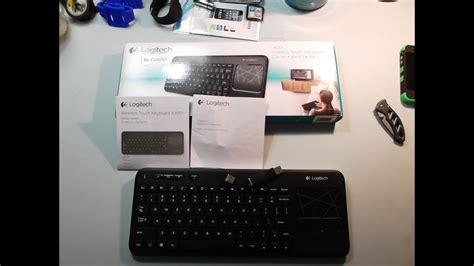 Logitech K400 Wireless Keyboard Wnano Unifying Receiver Unboxing